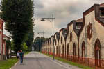 Crespi d'AddaFactory Walls heading toward the Cemetery
