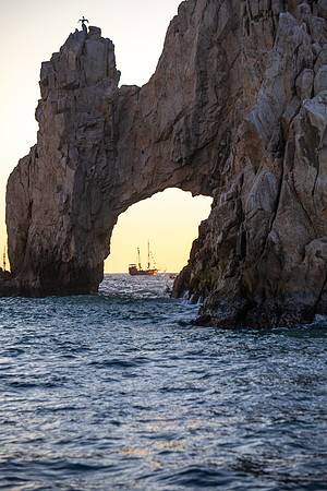 Land’s End Arch and Pirate Ship