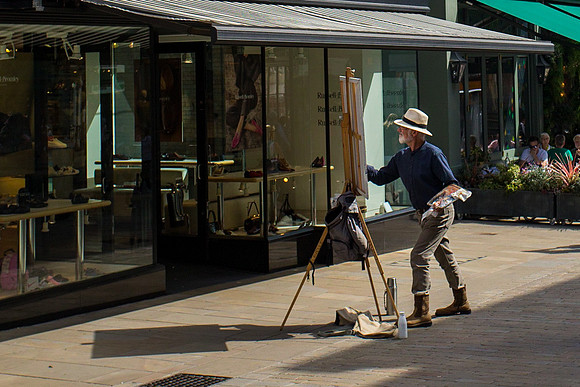 The Artist at Work