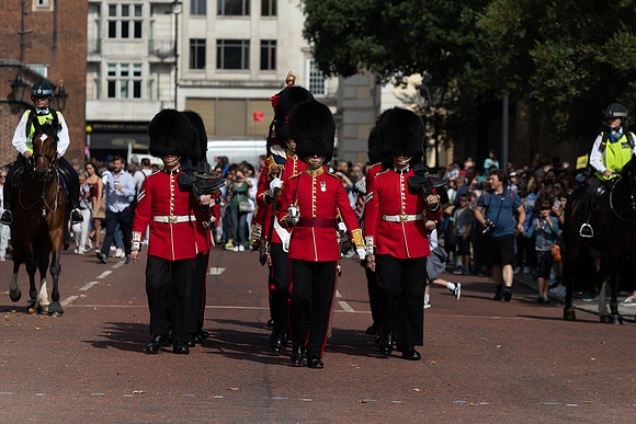 The beginning of the changing of the guard
