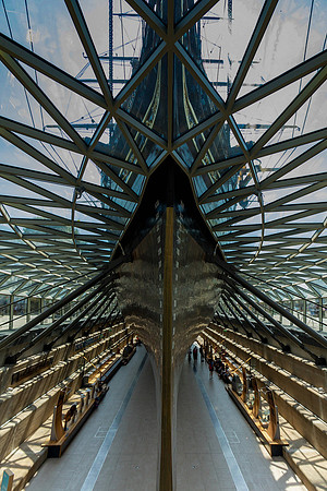 Bow view of the Cutty Sark
